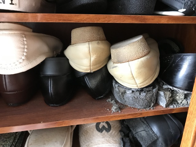 靴の劣化